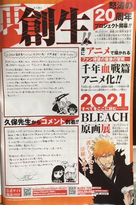 Maybe you would like to learn more about one of these? Bleach Anime to Return with the Thousand-Year Blood War ...