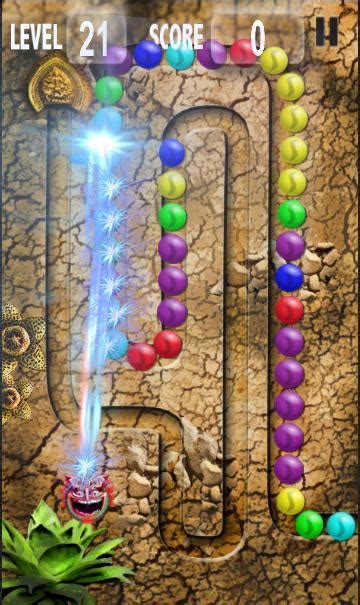 Las bolas de colores se apelotonan. Super Zuma for Android - APK Download