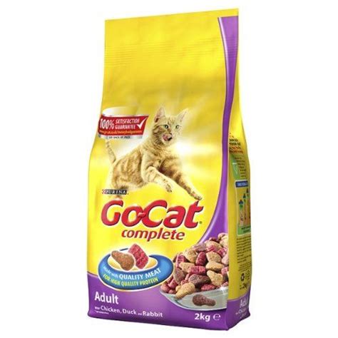Canned cat food is an essential part of your cat's diet. Go-Cat Complete Adult with Chicken, Duck and Rabbit 1 x ...