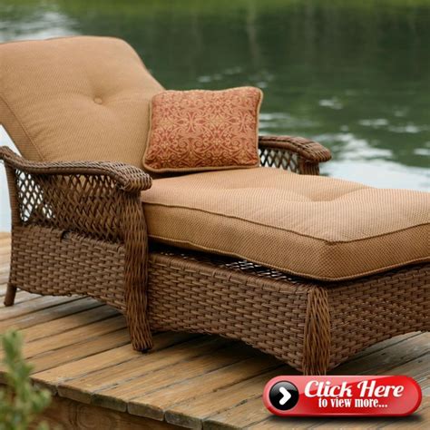 Choose from various styles and materials such as solid acacia, sturdy plastic, or rattan. Agio Patio Furniture Cushions | Lounge chair outdoor ...
