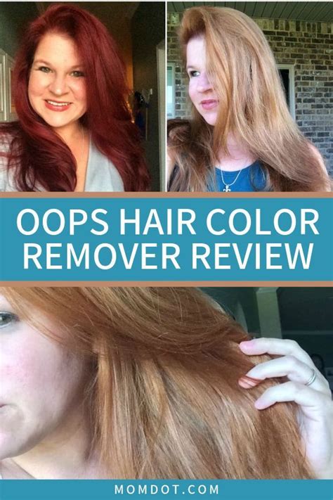 The color you dyed your hair in entered the hair shaft and so the remover also needs to do that. Does OOPS Hair Color Remover Work? | Oops hair color ...