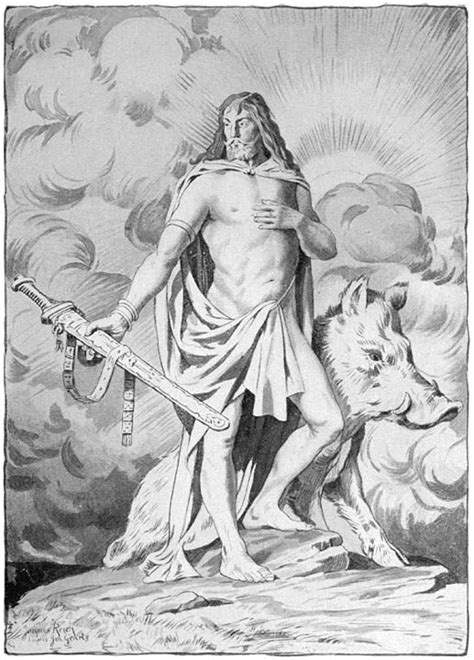 There are two tribes of gods in norse mythology, the vanir and the aesir. Frey the Vanir God | Norse mythology, Norse, Norse myth