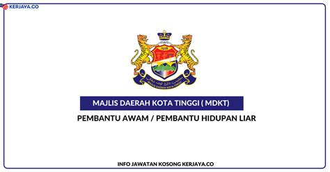 Pekan kota marudu) is the capital of the kota marudu district in the kudat division of sabah, malaysia. Jawatan Kosong Terkini Majlis Daerah Kota Tinggi (MDKT ...