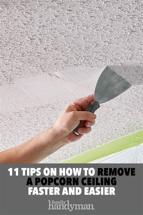 If you are thinking about removing an asbestos popcorn. 11 Tips on How to Remove a Popcorn Ceiling Faster and ...