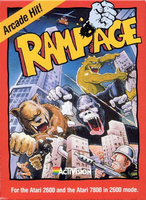 The rampage effect is only available for characters wearing certain unique items. Rampage (1986) box cover art - MobyGames