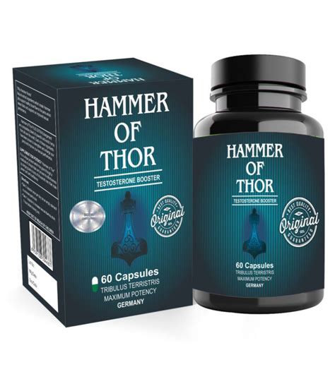 Chống xuất tinh sớm, kéo dài thời gian quan hệ, hổ trợ cải thiện kích thước. Hammer Of Thor Penis Enlargement Supplement 60 Capsules ...