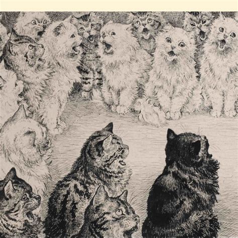 In his later years he may have suffered from schizophrenia, which, according to some psychiatrists, can be seen in his works. i wonder if he'd hate. Cute Cats and Psychedelia: The Tragic Life of Louis Wain ...