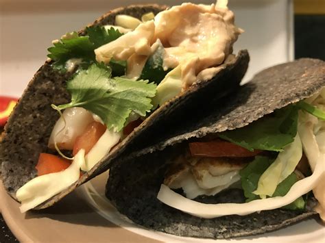 Check spelling or type a new query. Fish tacos with cabbage and chipotle yogurt. : HealthyFood