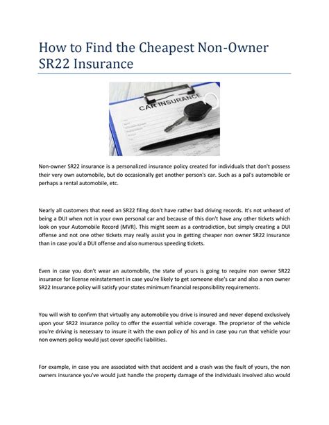 Full coverage, liability only, comprehensive sr22 insurance near me by vaughnnmackin - Issuu