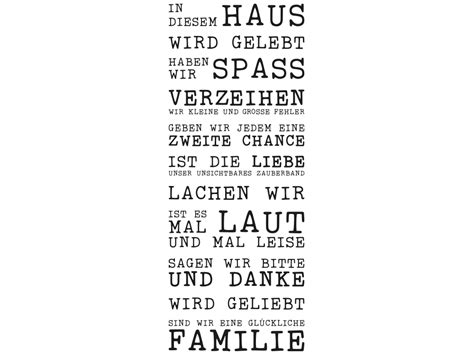 Jemanden auf den schild erheben (gehoben: Wandtattoo In diesem Haus wird gelebt Retrostyle ...