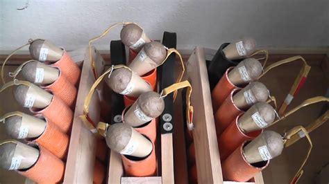 How to build a 50 shot mortar tube rack? Fireworks 15 Shot Mortar Rack 2" (Kamera 1) - YouTube