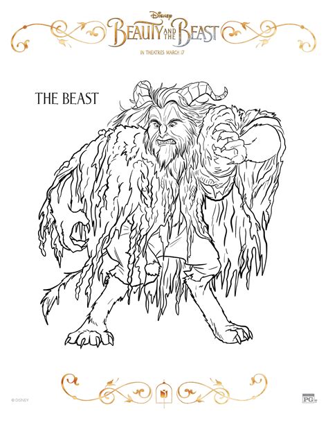 Join in the magic of beauty and the beast—in theaters now—with these special coloring sheets. Free Beauty and the Beast Activity Sheets - Modern ...