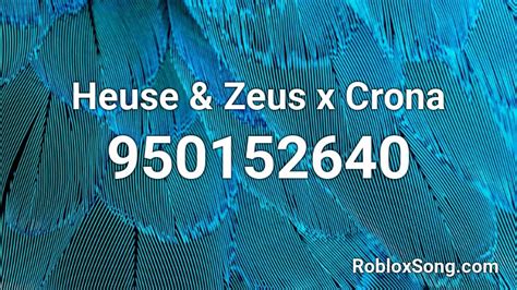 Roblox zoo codes how to have free robux 2019. Heuse & Zeus x Crona Roblox ID - Roblox music codes