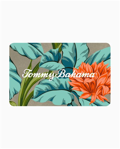 Tommy bahama is an american manufacturer of casual, men's and women's sportswear and activewear, denim, swimwear, accessories, footwear and. Tommy Bahama Island Flower Gift Card