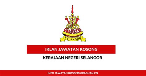 Jawatan kosong pelbagai jawatan syarikat air negeri sembilan sdn bhd. Permohonan Jawatan Kosong Kerajaan Negeri Selangor ...