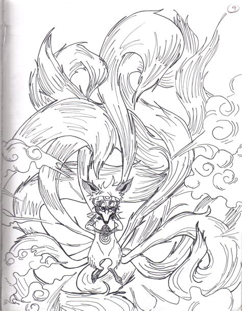 Fox coloring page coloring pages fox drawing drawing sketches mythical creatures art fantasy creatures fox sketch fox tattoo design tattoo designs. Nine Tail Fox Drawing at GetDrawings | Free download