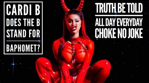 What do you feel about wap? Cardi B Does The B Stand For Baphomet? - Truth Be Told All ...