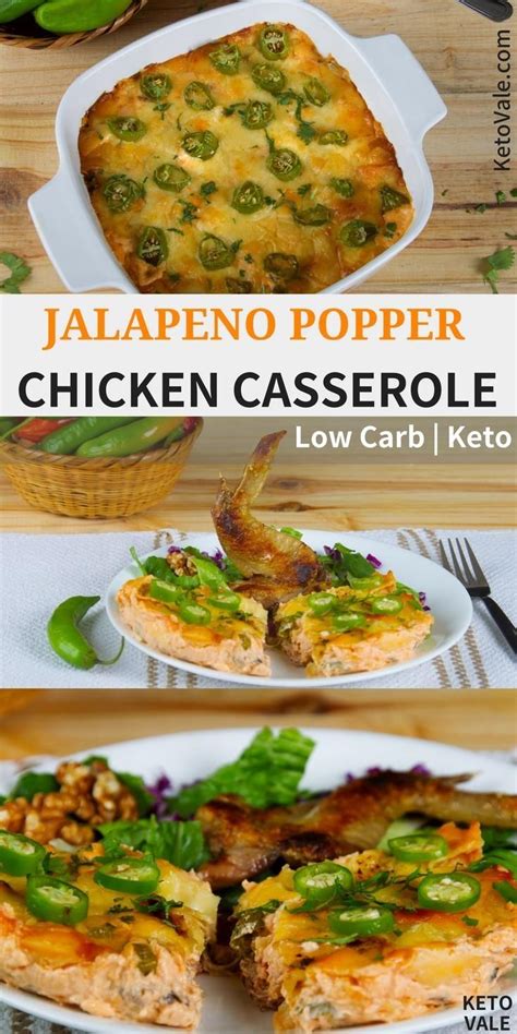 Maybe you would like to learn more about one of these? Keto Jalapeno Popper Chicken Casserole | Recipe | Low carb ...