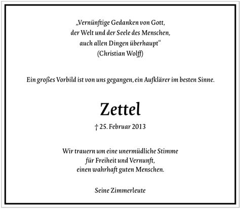 Wählen sie aus über 20 ideen ihr motiv und ihren trauerspruch aus. Calimeros Rumpelkammer: Er war ein guter alter Freund