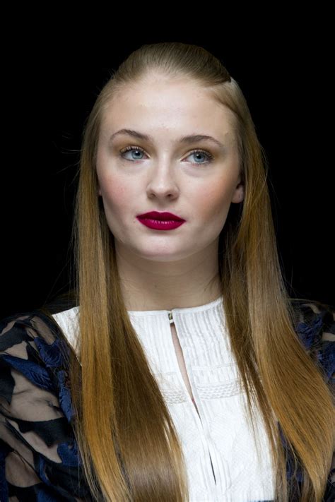 Born february 21, 1996) is an english actress. SOPHIE TURNER at Game of Thrones Season 4 Press Conference ...