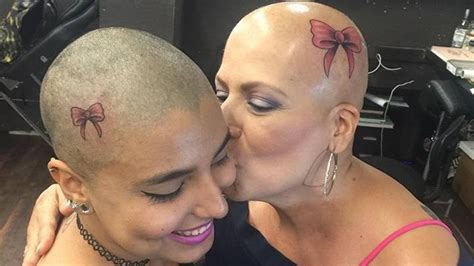 Tattoos have become a form of expression for many men and women of all ages today. After breast cancer, mom and daughter get tattoos together ...