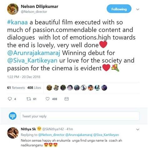 Sivakarthikeyan next with director nelson dilipkumar(tamil). Nelson Dilipkumar | Kanaa review by celebrities