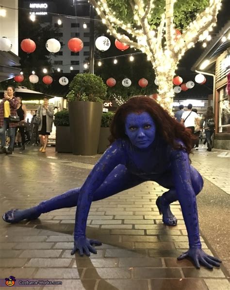 Well done on it being handmade. Mystique Costume | DIY Instructions