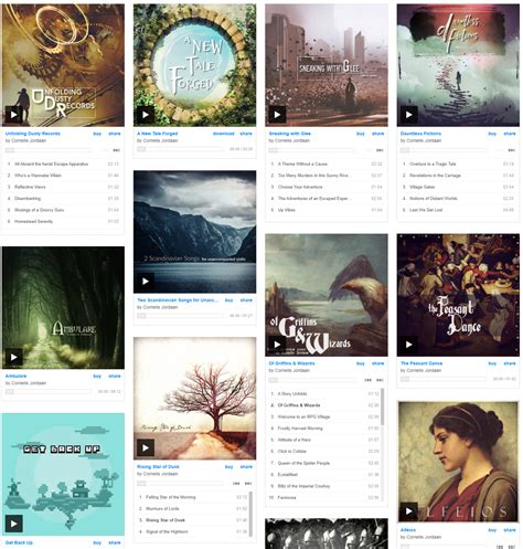 Bandcamp Album Gallery Wordpress Plugin | Christopher Parker