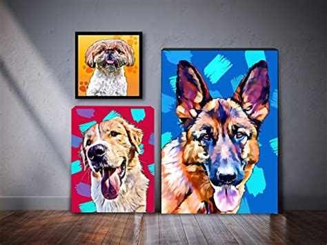 It makes an ultimate personalize pet gift for pet parents. New Custom Pet Portrait on Canvas, Custom Pet Painting ...