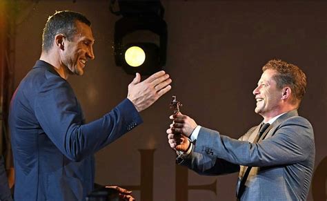 Klitschko was as dominant as he was boring, holding pieces of the heavyweight title for the better part of a decade in a reign not seen since the days of joe louis. The Klitschko brothers receive awards in Germany