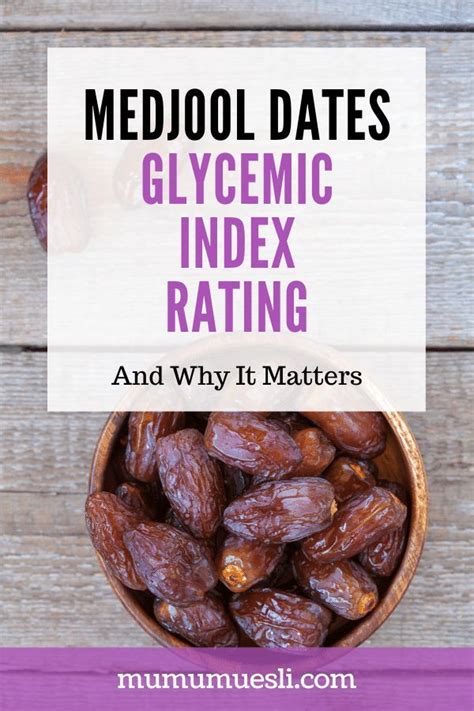 Carbohydrates have a low glycemic index (gi) if they raise glucose, or blood sugar, levels more slowly than other carbohydrates do. Dates Glycemic Index Archives ⋆ Mu Mu Muesli in 2020 | Low ...