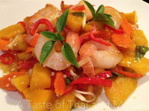 Spicy thai basil chicken pad ga prao fast casual recipe. Spicy Basil Stir-Fry with Fall Vegetables and Shrimp (or ...
