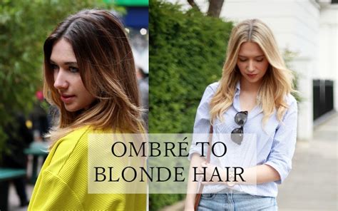 The gray ended up looking liking highlights. Ombre To Blonde Hair | How To Get Rid Of Ombre