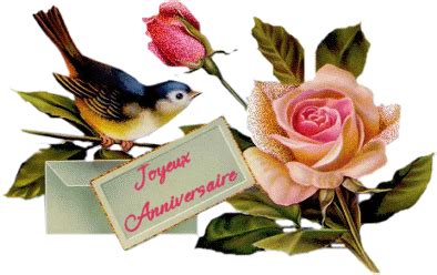 Voici une jolie collection de carte d'anniversaire animée qu'on vous propose. Carte anniversaire fleurs et oiseaux - Elevagequalitetouraine