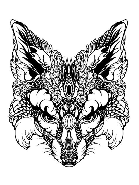 We have collected 40+ fox coloring page for adults images of various designs for you to. Animal Mandala Coloring Pages Animal Mandala Coloring ...