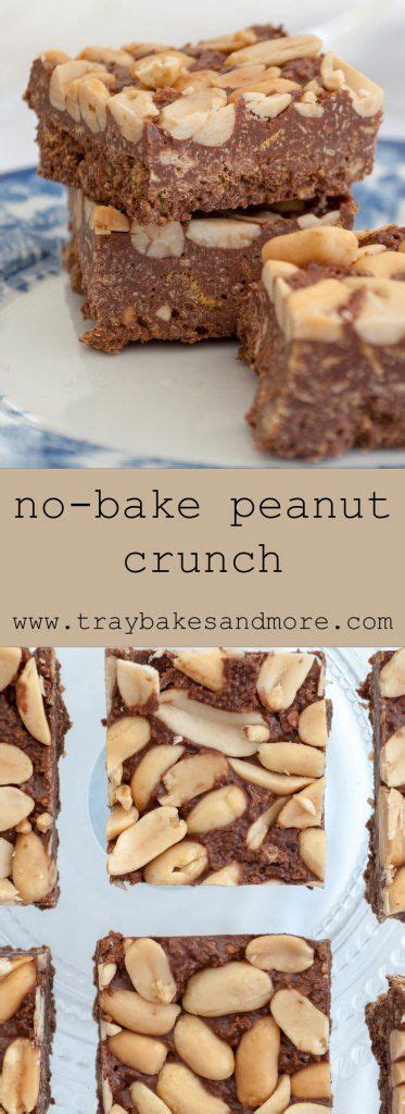No bake chocolate biscuit cake thebossykitchen.com. An easy no-bake traybake. Peanut Crunch has a chocolate, peanut butter and cornflake base topped ...