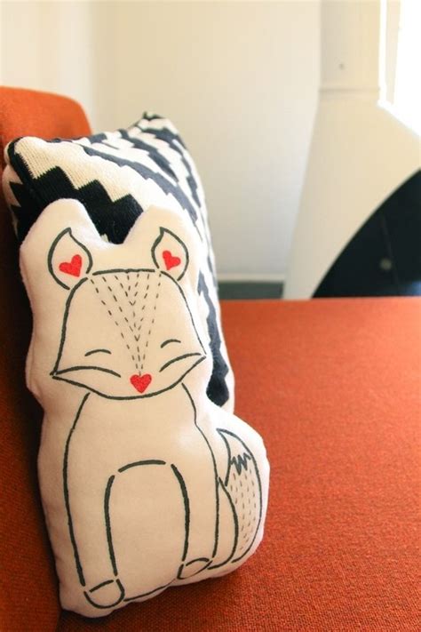 Maybe you would like to learn more about one of these? Felt Fox Pillow · How To Make A Shaped Cushion · Sewing on ...