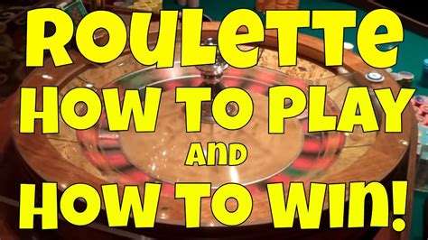 So, before playing roulette online, make sure you know how much you are able to win and what advantage the casino might have. Roulette - How to Play and How to Win! - YouTube