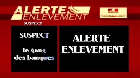 Il est largement inspiré du plan «amber alert», créé au texas. Alerte enlèvement par les banques - YouTube