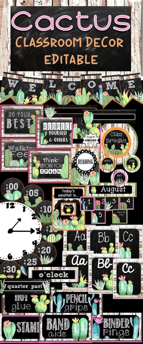 Spice up your classroom with a fun cactus border trim! 49 best Eureka A Sharp Bunch Classroom Theme images on ...