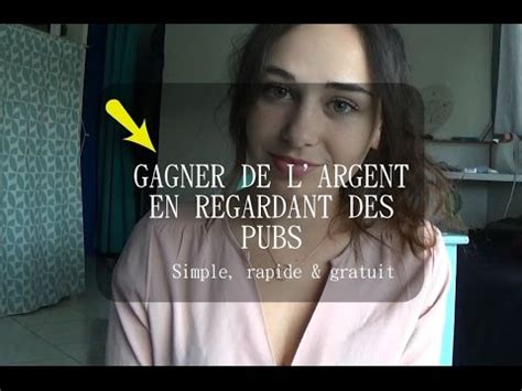 Visionner des dans ce guide je vous explique comment gagner de l'argent en regardant des pubs et des vidéos rémunérées en restant couché sur votre canapé. Site pour gagner de l'argent en regardant des pub - par le ...