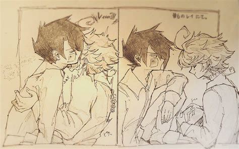 Emmaxray rayxemma tpn rayemma thepromisedneverland ray emma yakusokunoneverland emmaray norman emmaxnorman anime ynn manga raymma fanfiction neverland promised gilda don. Ray x Emma | Neverland art, Neverland, Anime