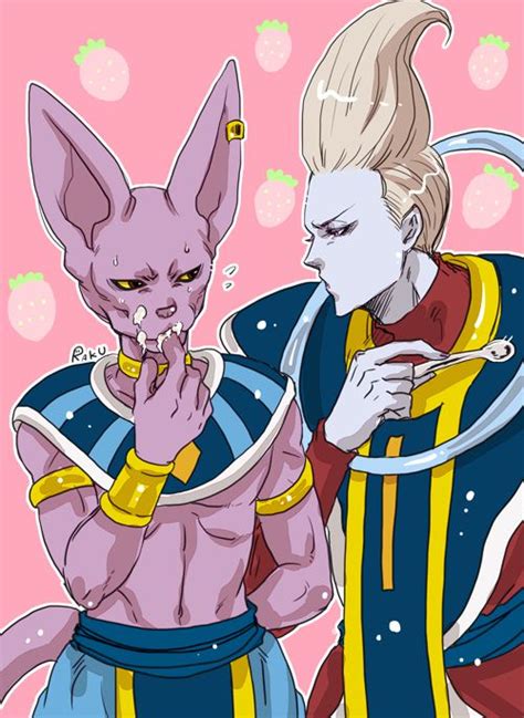 Lord beerus i wonder if whis is blushing because it's big, it's small, or just because he saw beerus dick. Beerus & Whis | DBろぐ9。 | RAKU pixiv http://www.pixiv.net ...