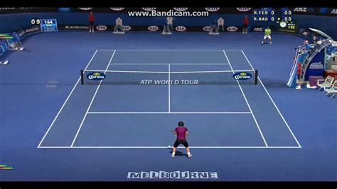 The australian open is played on cushion acrylic hard courts prepared by greenset worldwide. Federer vs Nadal Australian Open 2D | 3D Court Tennis ...