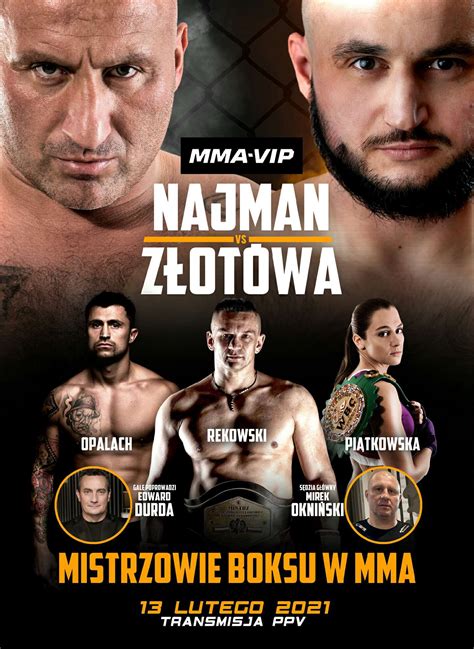 Częstochowianin w formule mma zmierzy się z taxi złotówą. Ujawniono po ile PPV za galę MMA-VIP! Marcin Najman ...