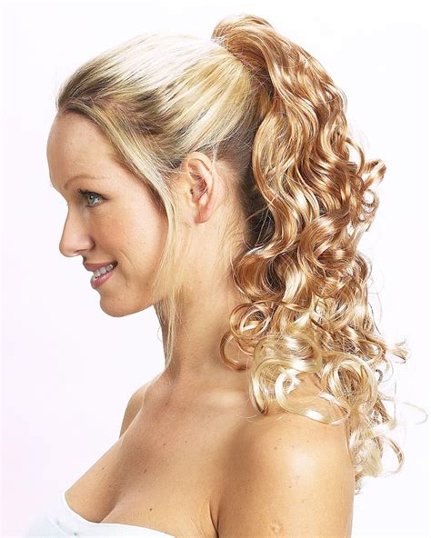 Curly String Fall Medium Ponytail, Ponytails Hair Pieces