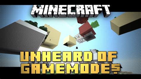 I eventually want to start my own minecraft bible series. MINECRAFT GAMEMODE YOU'VE NEVER HEARD OF?! - YouTube