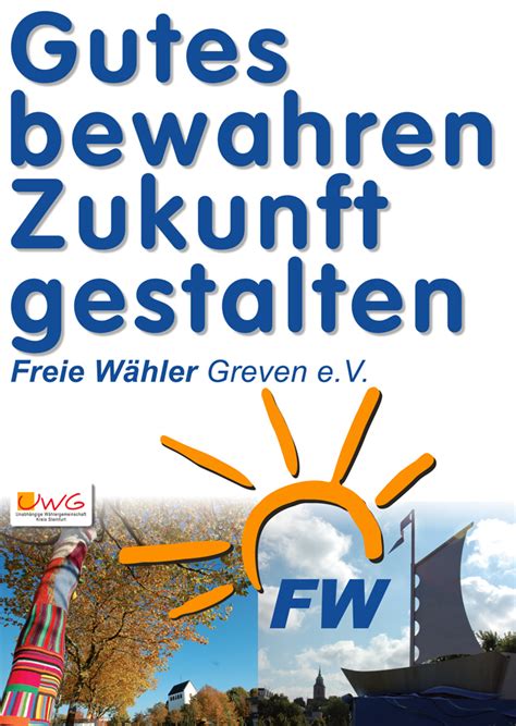 Freie wähler) ist eine kleinpartei in deutschland. April | 2014 | Freie Wähler Greven e.V.