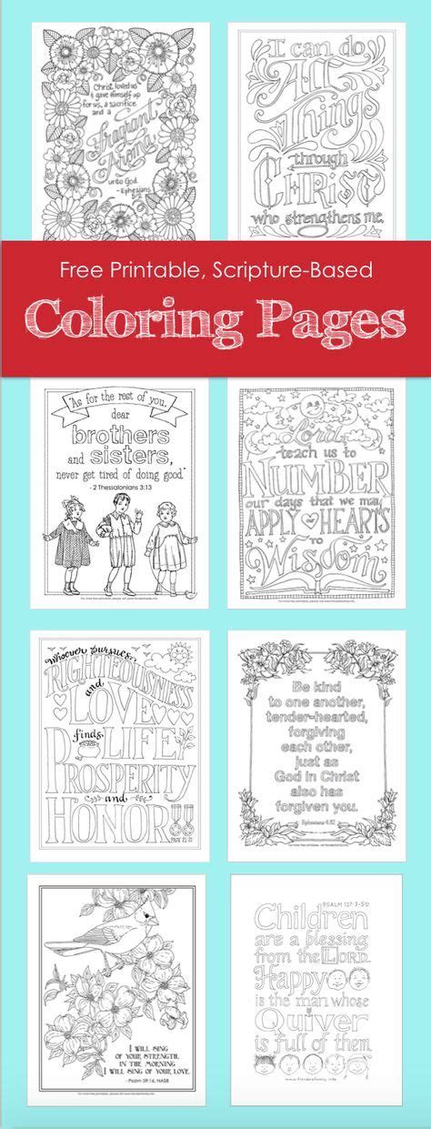 These scripture coloring pages are great for kids or adults and these would be great to print off for a sunday school or bible lesson. Beautiful, free, printable, hand-drawn, Bible-based adult ...