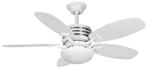 Ceiling fans are amazing energy savers that can help with cooling and heating a room. 012 Low Energy Omega White with Light by Fantasia Ceiling Fans